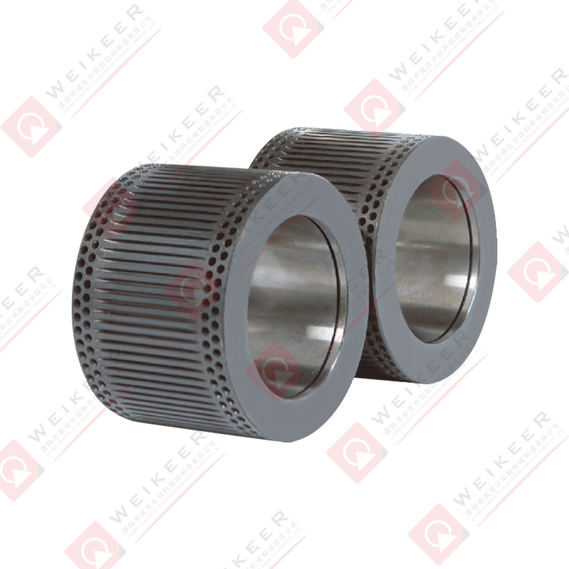 Zatvoreni valovi i udubljeni GCr15 valjak za pelete